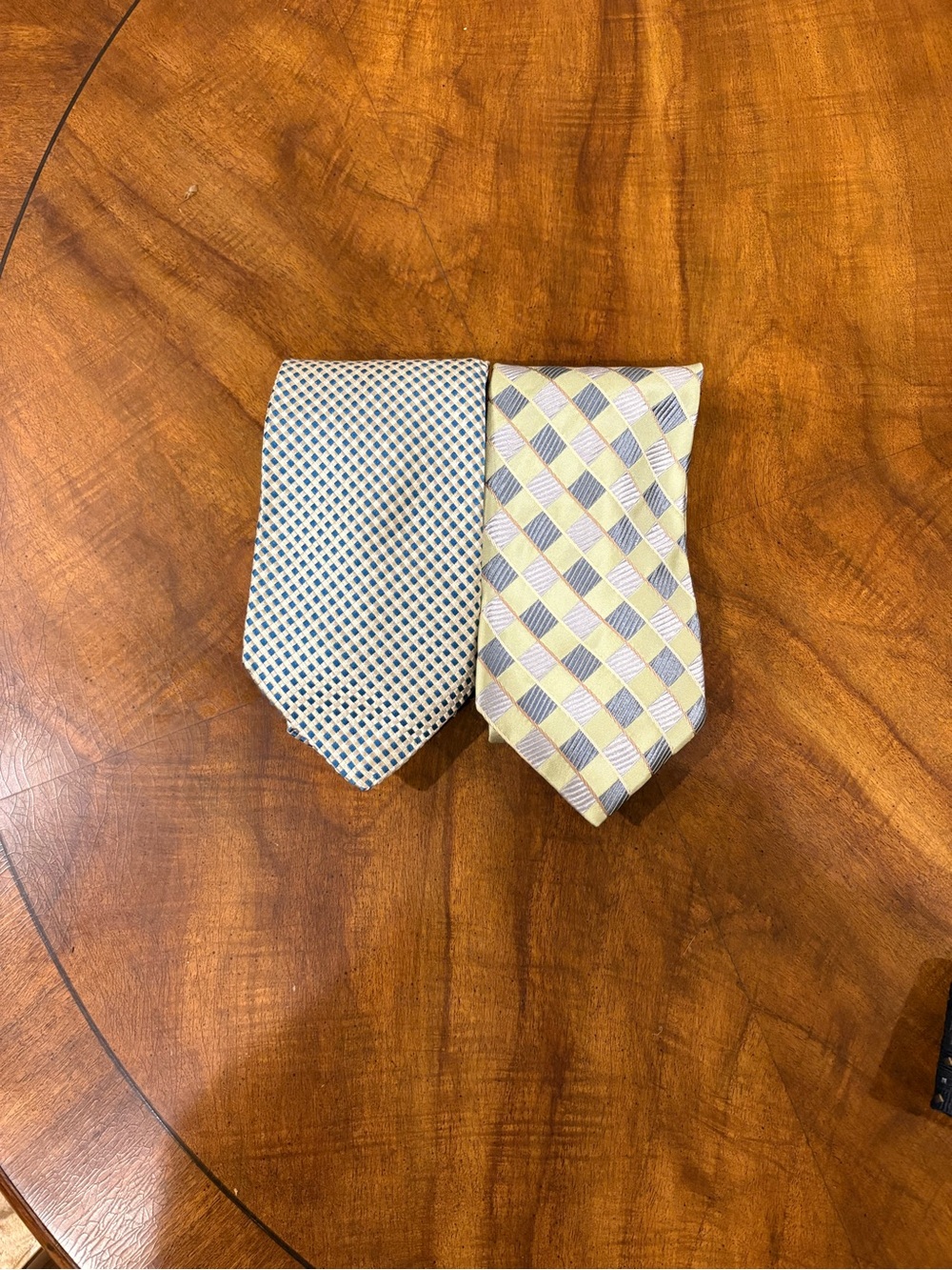Lot of 2 Men's Ike Behar Silk Ties - Classic Professional Style